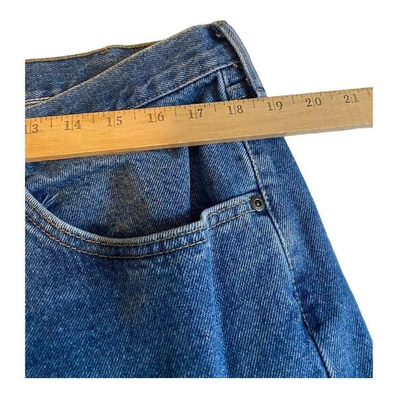 Vintage Lee 38X29 Regular Fit Blue Jeans Classic Quality Heavy Denim Med Wash - Picture 11 of 14